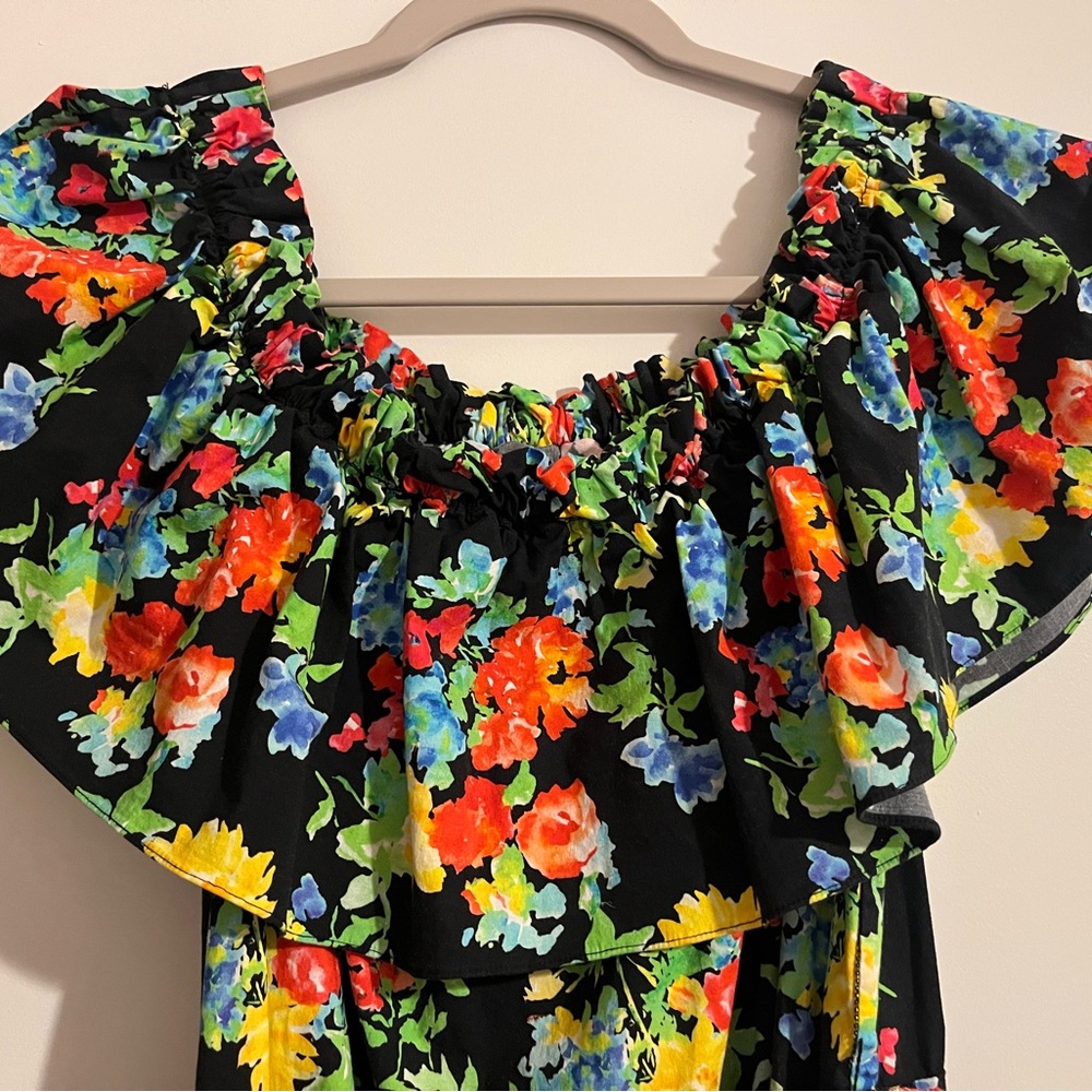 Caroline Constas Multicolor Floral Dress - Picture 4 of 6
